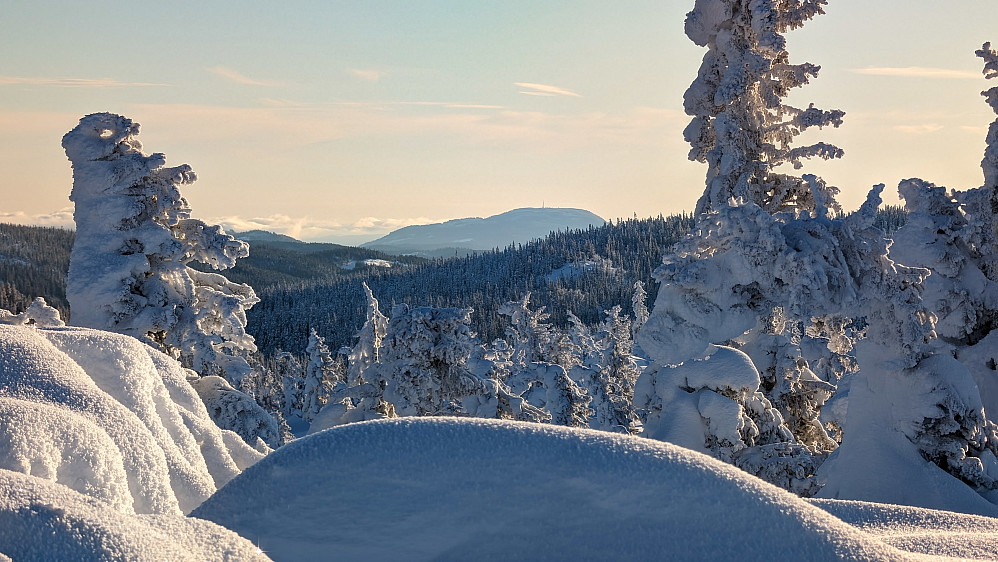 Vi ser Mistberget i Eidsvoll kommune...nær  Hurdal 