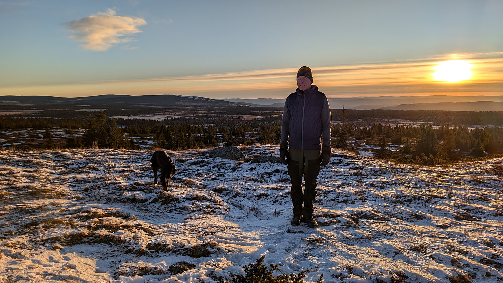 På Storhaugen...utsikt mot Hafjell