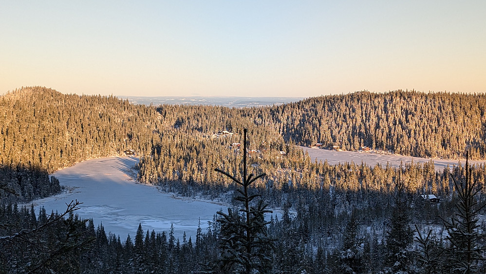 Fugletjernet og Herva til høyre