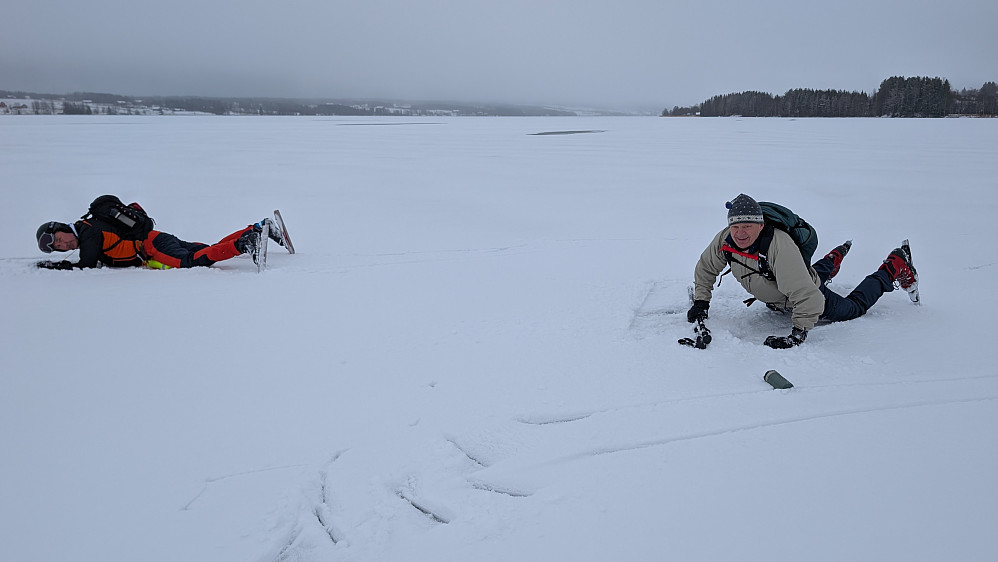 Trynings pga plutselig litt mye snø