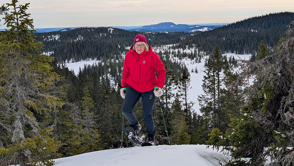 Opp mot Helligdalskampen. Svartdalen bakenfor