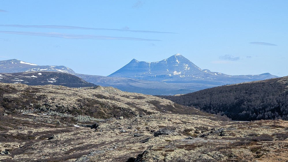 Dagens turmål sett fra Venabygdsfjellet 
