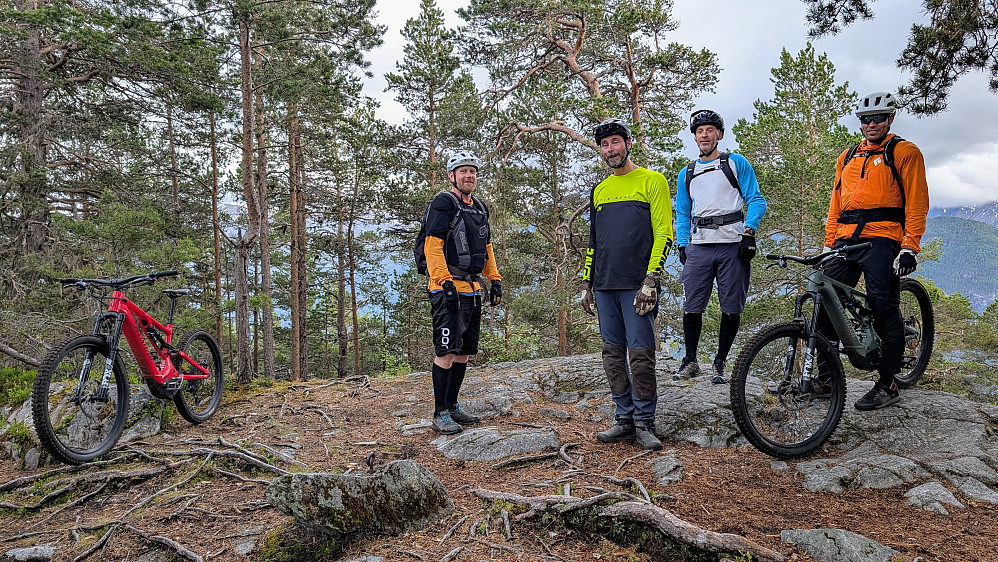 På toppen