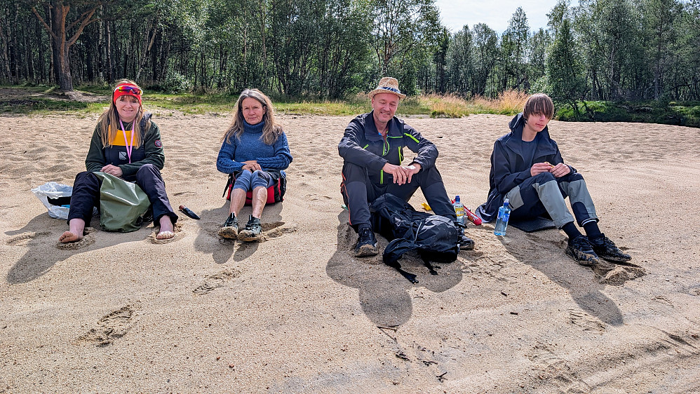 Matpause på den flotteste strand! 