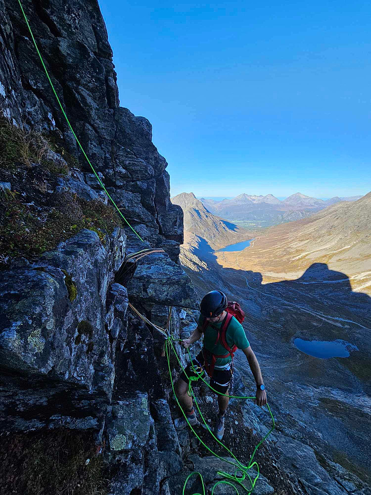 Ved slyngestandplassen der tauet ble tatt frem