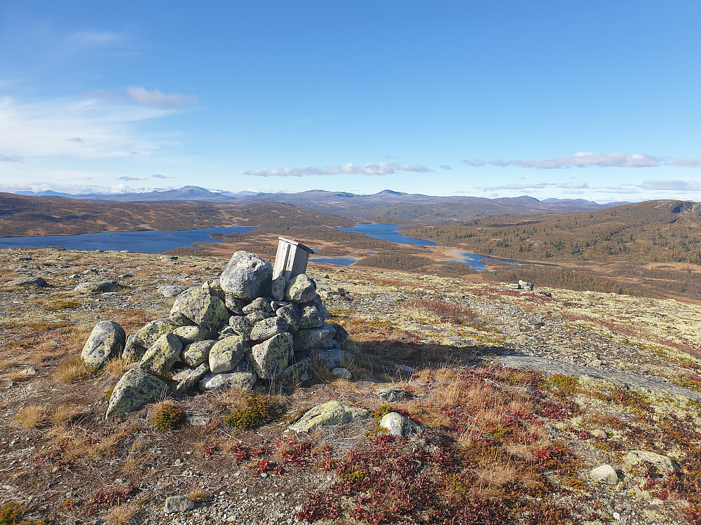 På topp av Skjellbreidskampen.