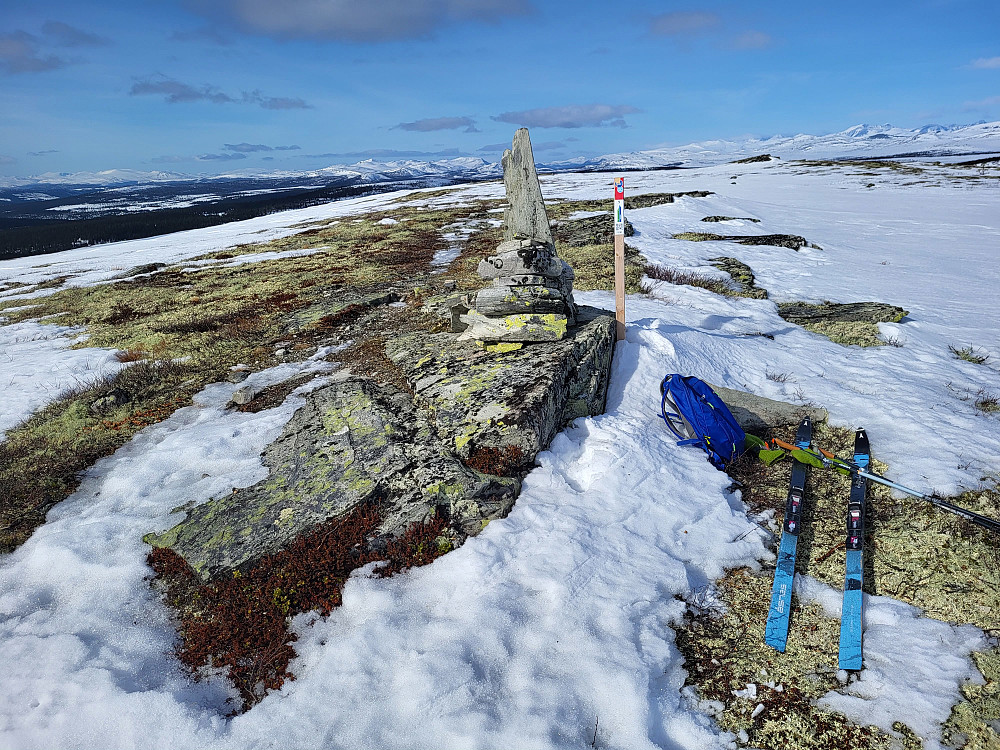 På toppen av Oppbekkfjellet
