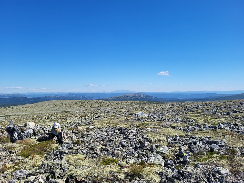På toppen av Brennfjellet