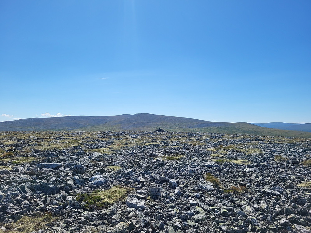 På toppen av Brennfjellet