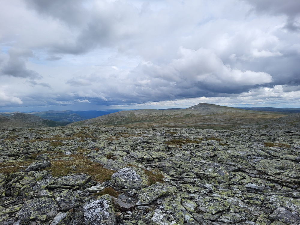 Utsikt mot Nordre Kvia.