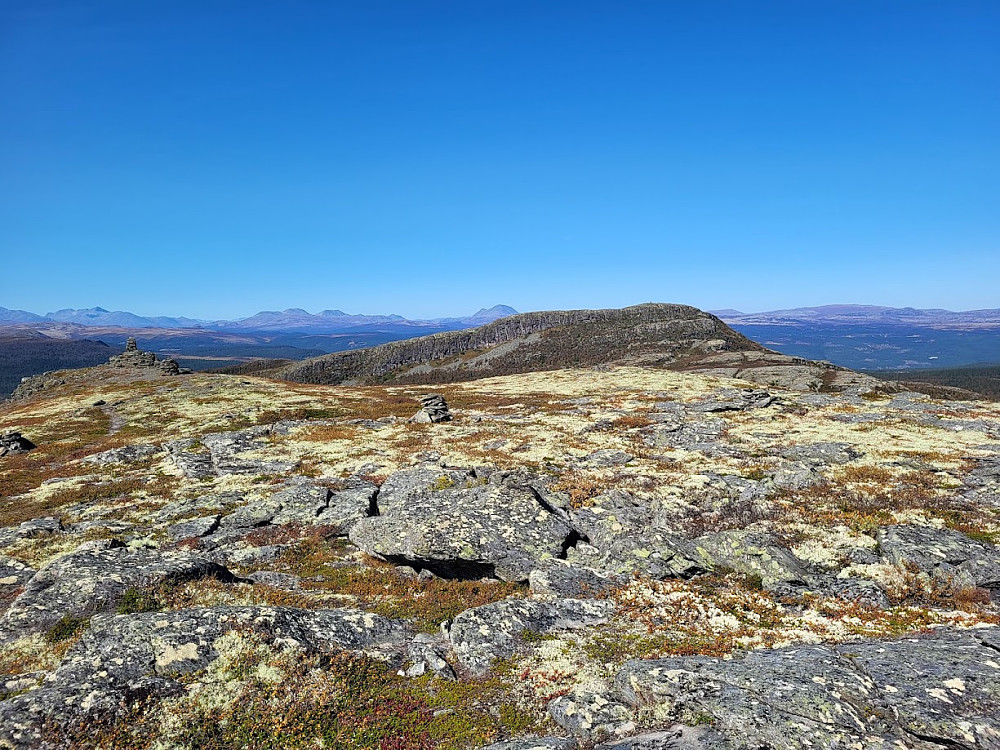 På Skjerdingfjellet mot Storkletten