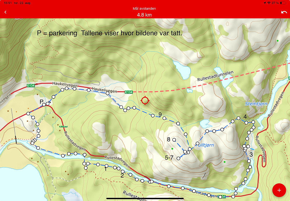 Omtrentlig rute