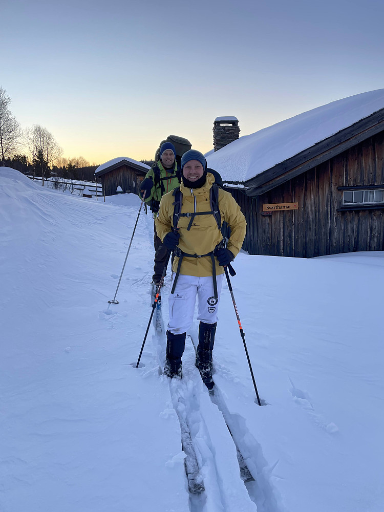 Klare til start fra Svarthamar lørdag morgen.