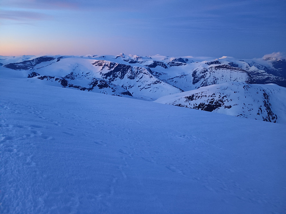 Landskapet i retning Vestlandsdronninga.
