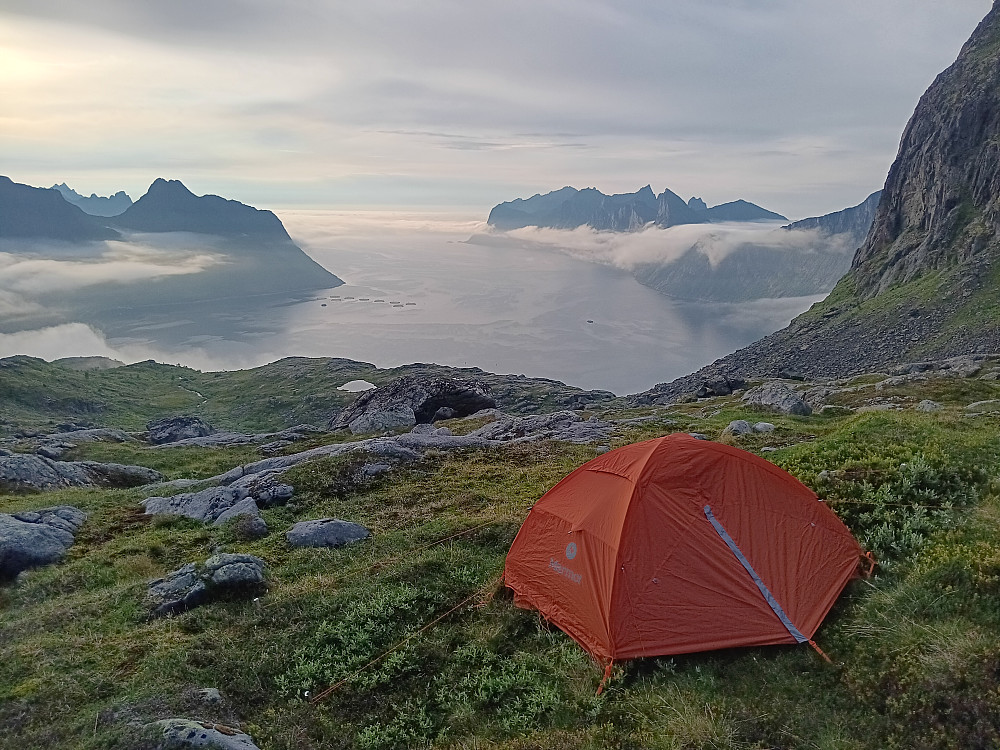 Herlig teltplass dette!