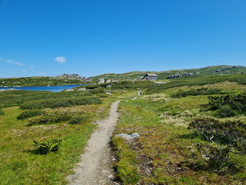 Gjeterhytte 1070 moh, ved Storrøgna