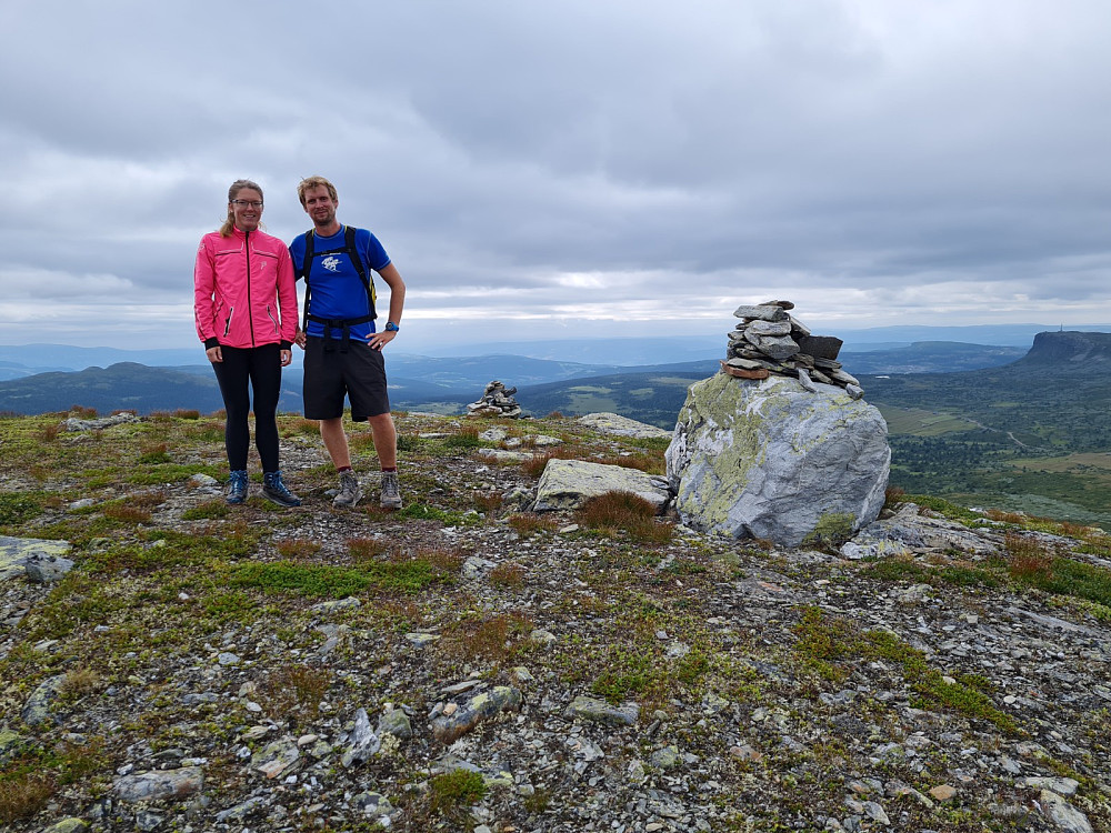 Kristine og Hans Thorvald på Midtre Bånseterkampen