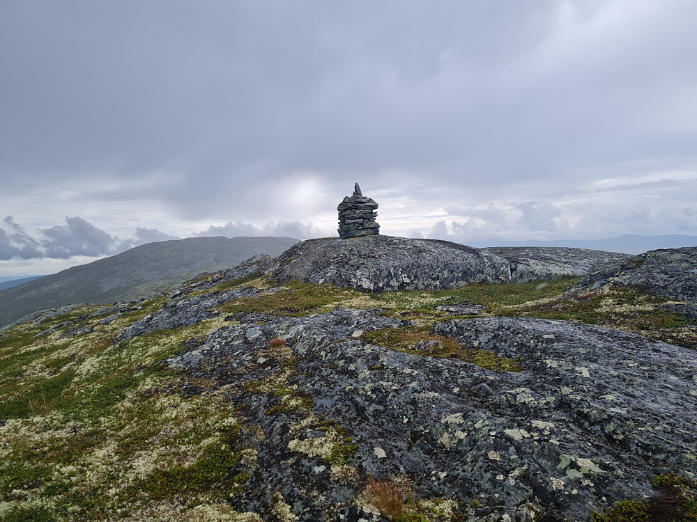 Leppskardhøgda, med flott allmenningsrøysvarde