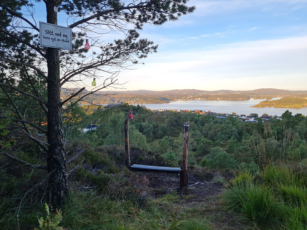 Utsiktspunkt på vei opp til Brenneklubben