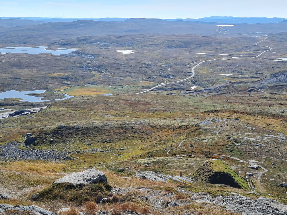 På vei ned fra Halnekollen