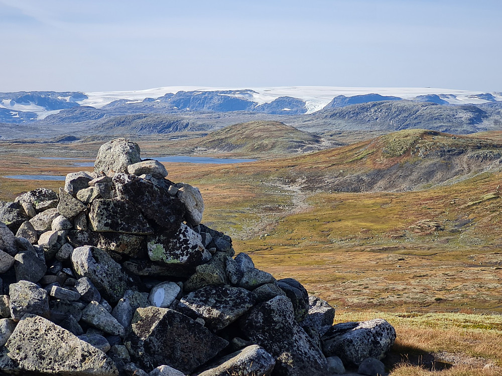 På Halnekollen, mot Hardangerjøulen