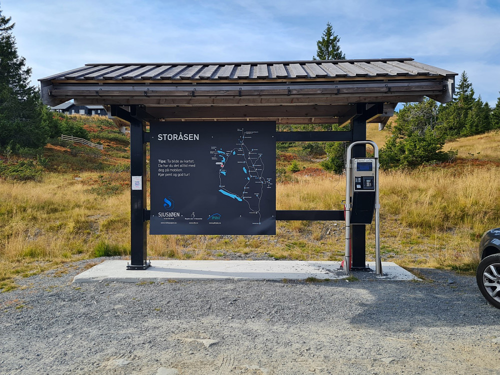 Info på Storåsen parkering