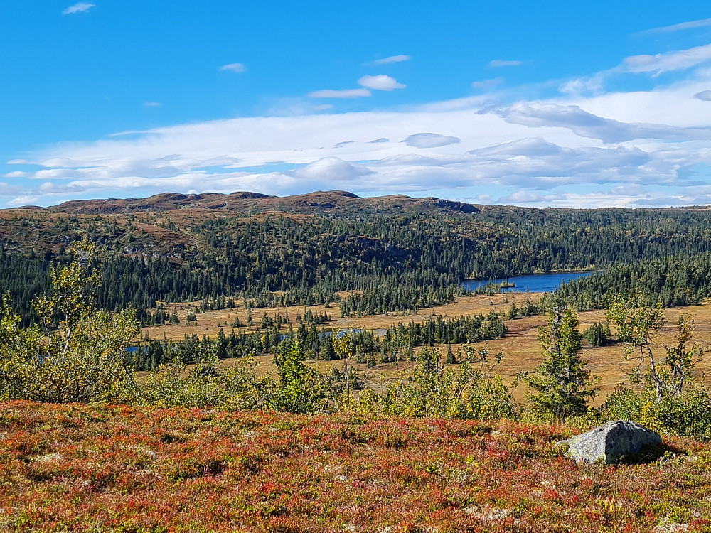 På Storhaugen, mot Gammelhans og Hindalssjøen