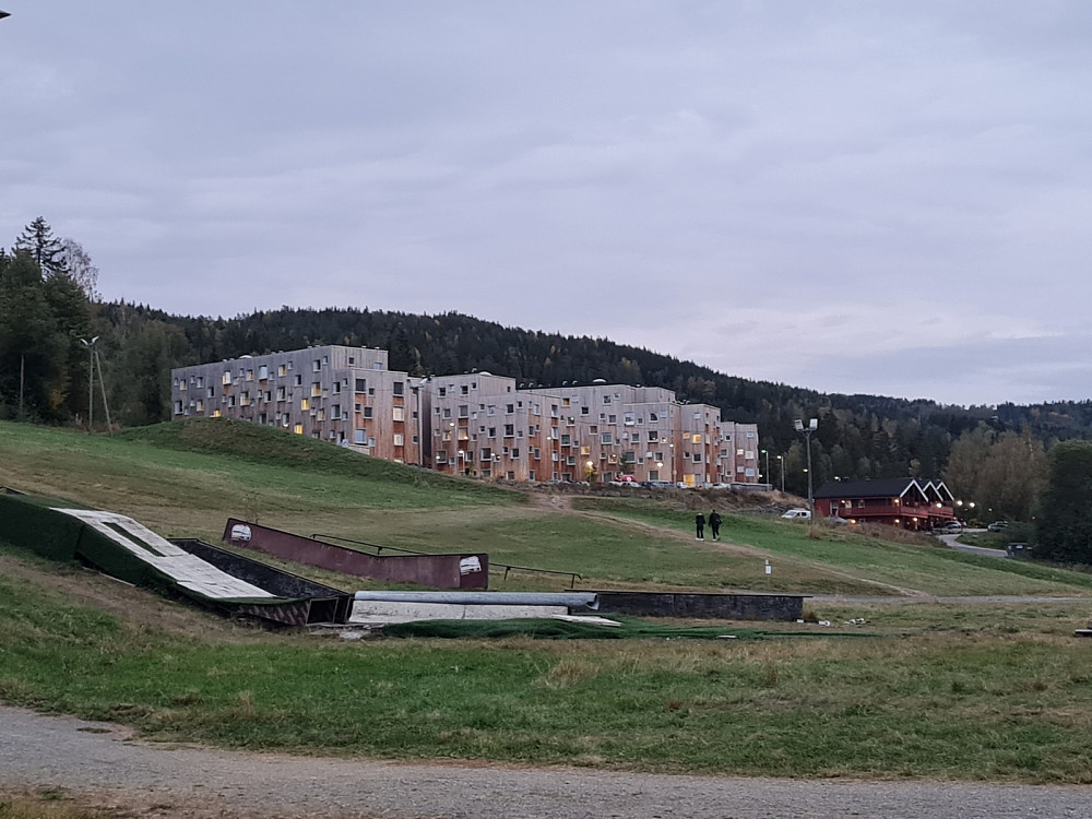 Ved Stampesletta. Olympiaparken studentboliger