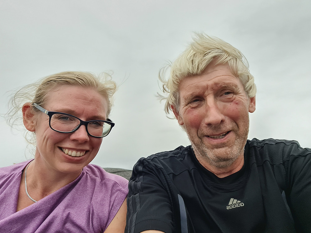 Selfie på Lyderhorn