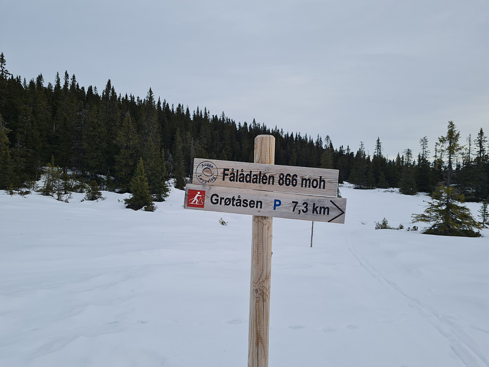 Løypekryss Fålådalen