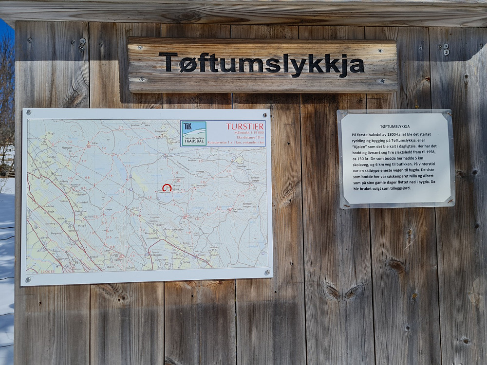 Info ved Tøftumslykkja