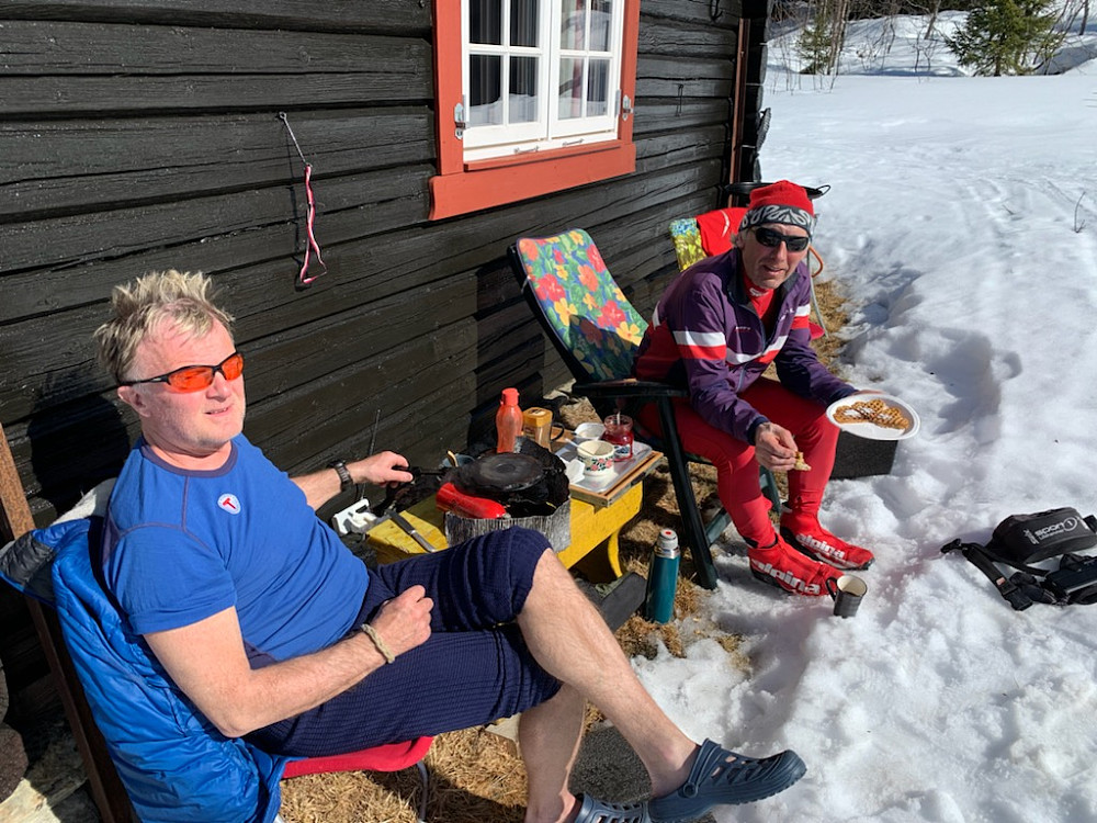 Torgal og meg på Steinehytta