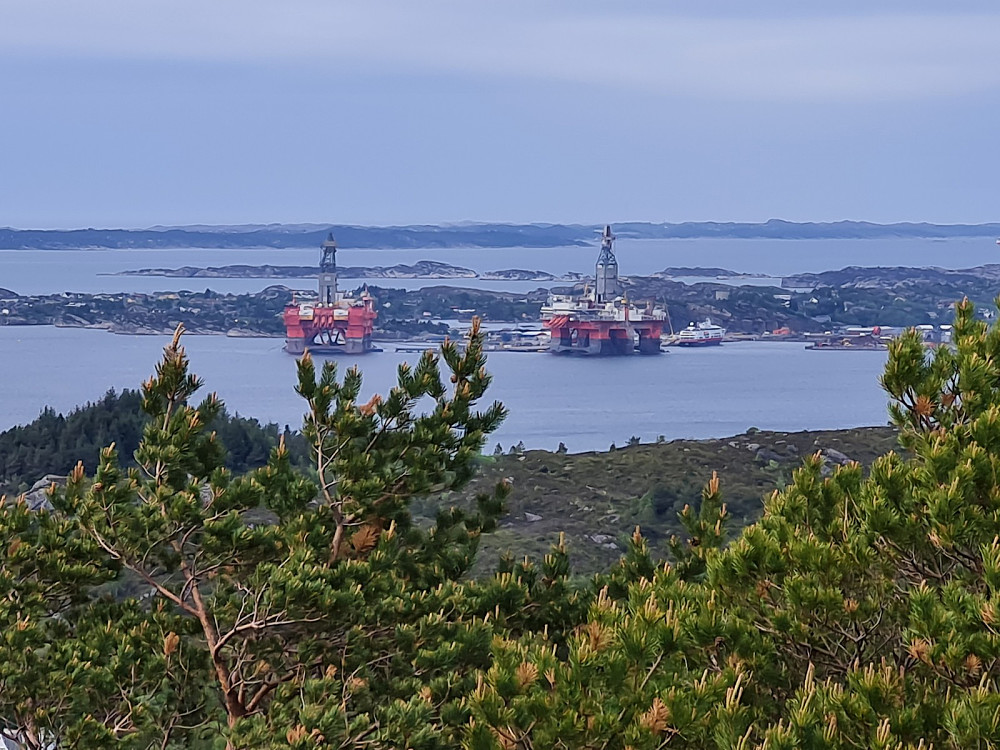 Utsikt innover Askøy