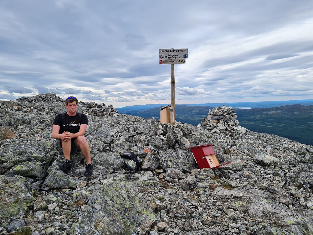 Storhøa, topptrimpunktet