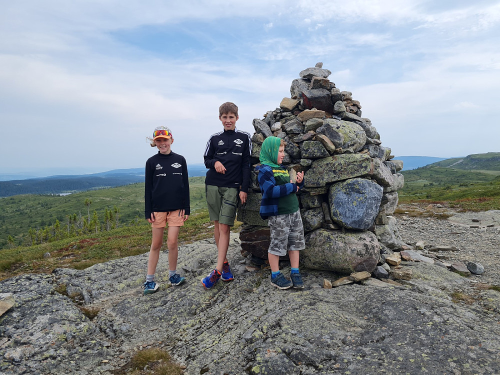 Signe, Åsmund og Jakob på Gammelhans