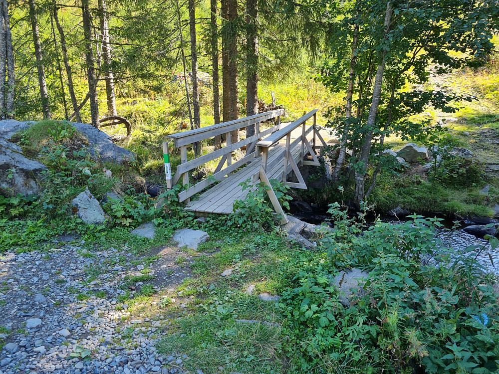 Brua over Bæla i Balbergskaret