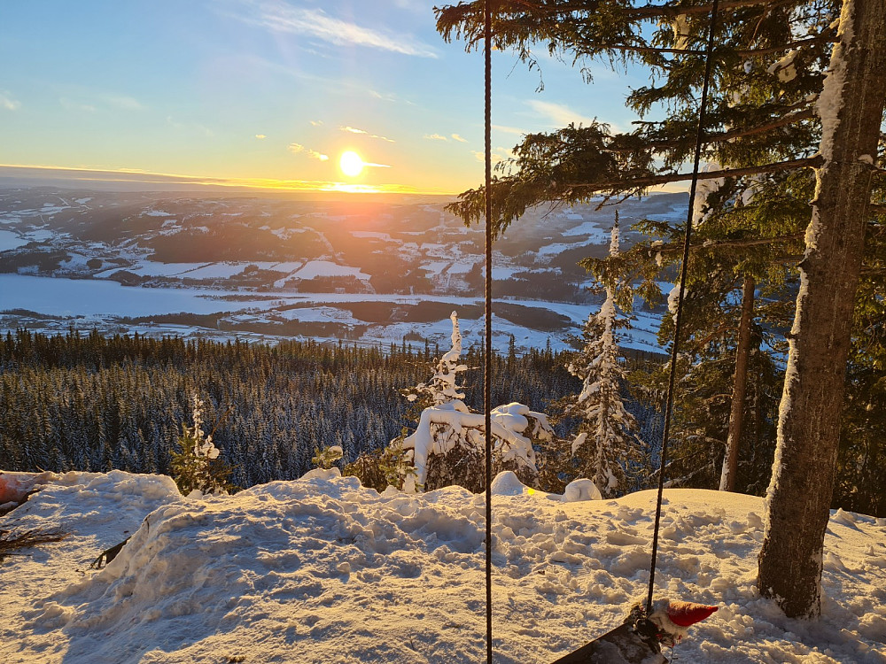 På utsiktspunktet