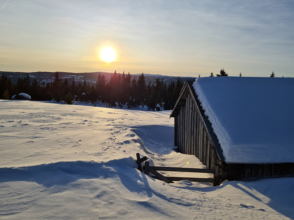 Rindåsen toppunkt ved Nordre Bleken seter