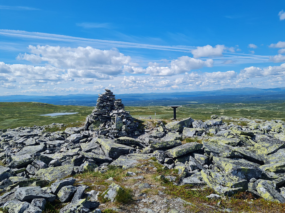 Sikteskivetoppen på Slagsfjellet