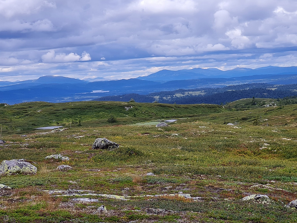 Ongsjøfjellet og Gråhø/Ruten fra Prestkjerringa