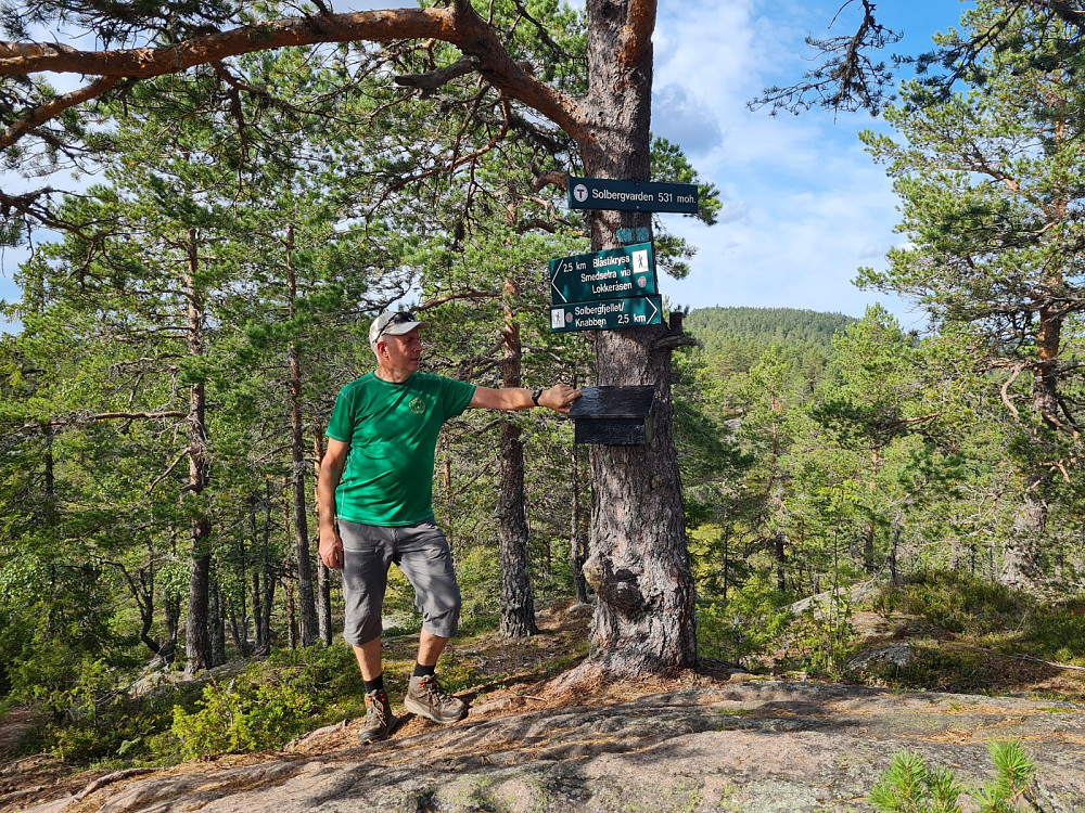 På Solbergvarden 531 moh