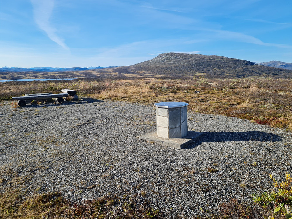 Vetafjellet sikteskive, mot Ongsjøfjellet