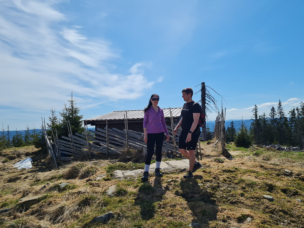 Johannes og Kateryna på Landskampen