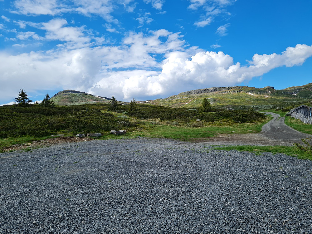 På Gammeldalen, mot Prestkampen og Bånseterkampen