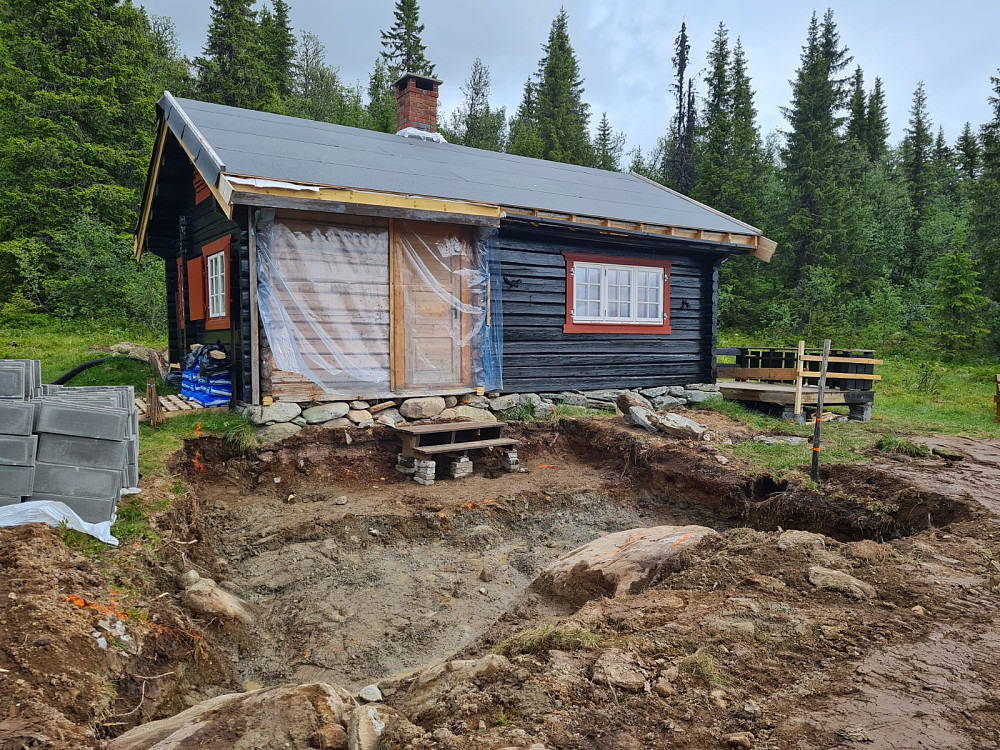 Steinehytta får tilbygg i sommer