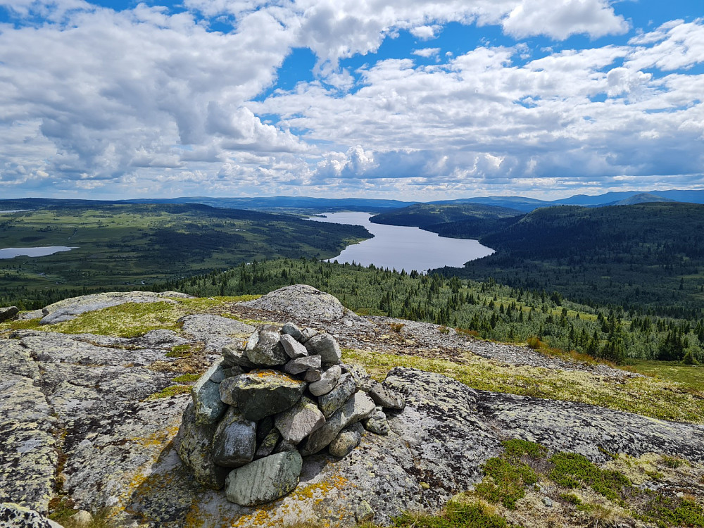 Søre Mossfjellet, mot Hornsjøen