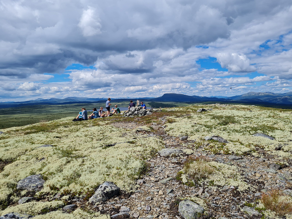 Folksomt på Mossfjellet