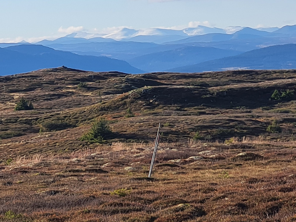 Glittertind, Nautgardstind og Stornubben har tatt på vinterdrakt