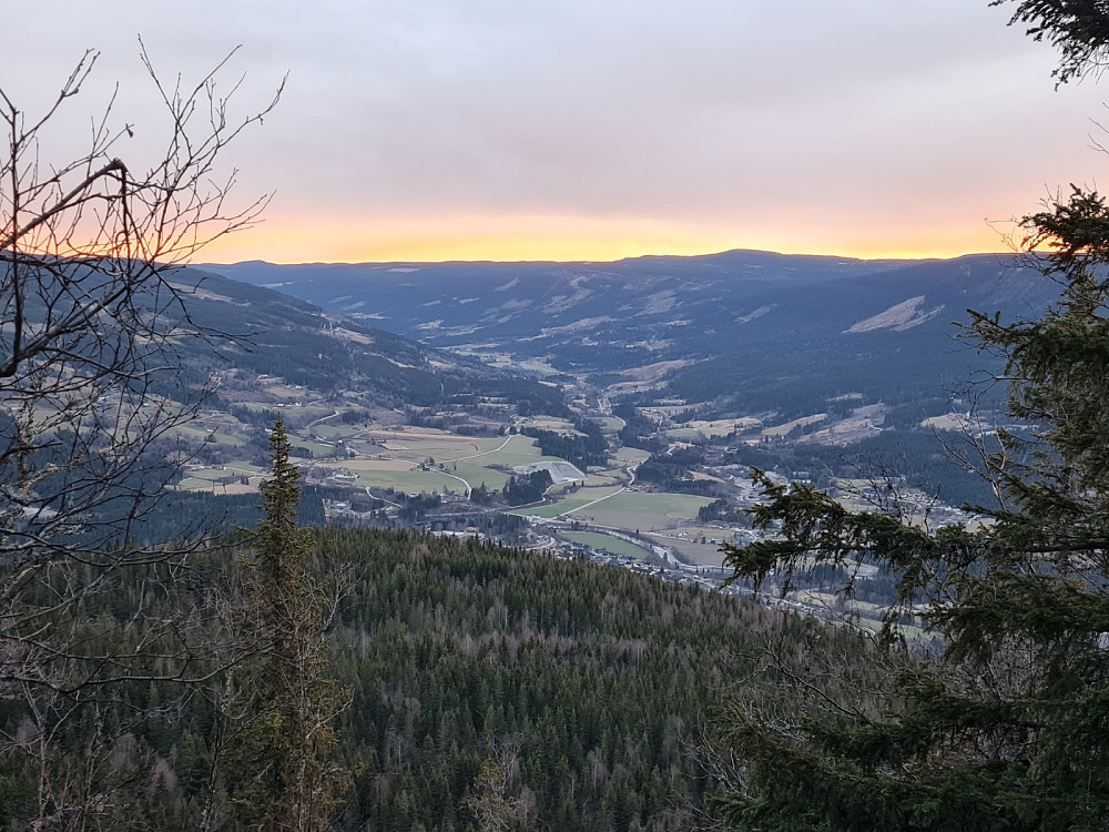 Utsikt mot Auggedalen