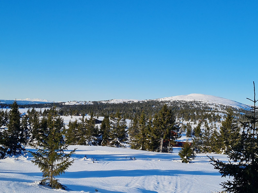 Nevelfjellet sett fra gapahuken på Nevelåsen